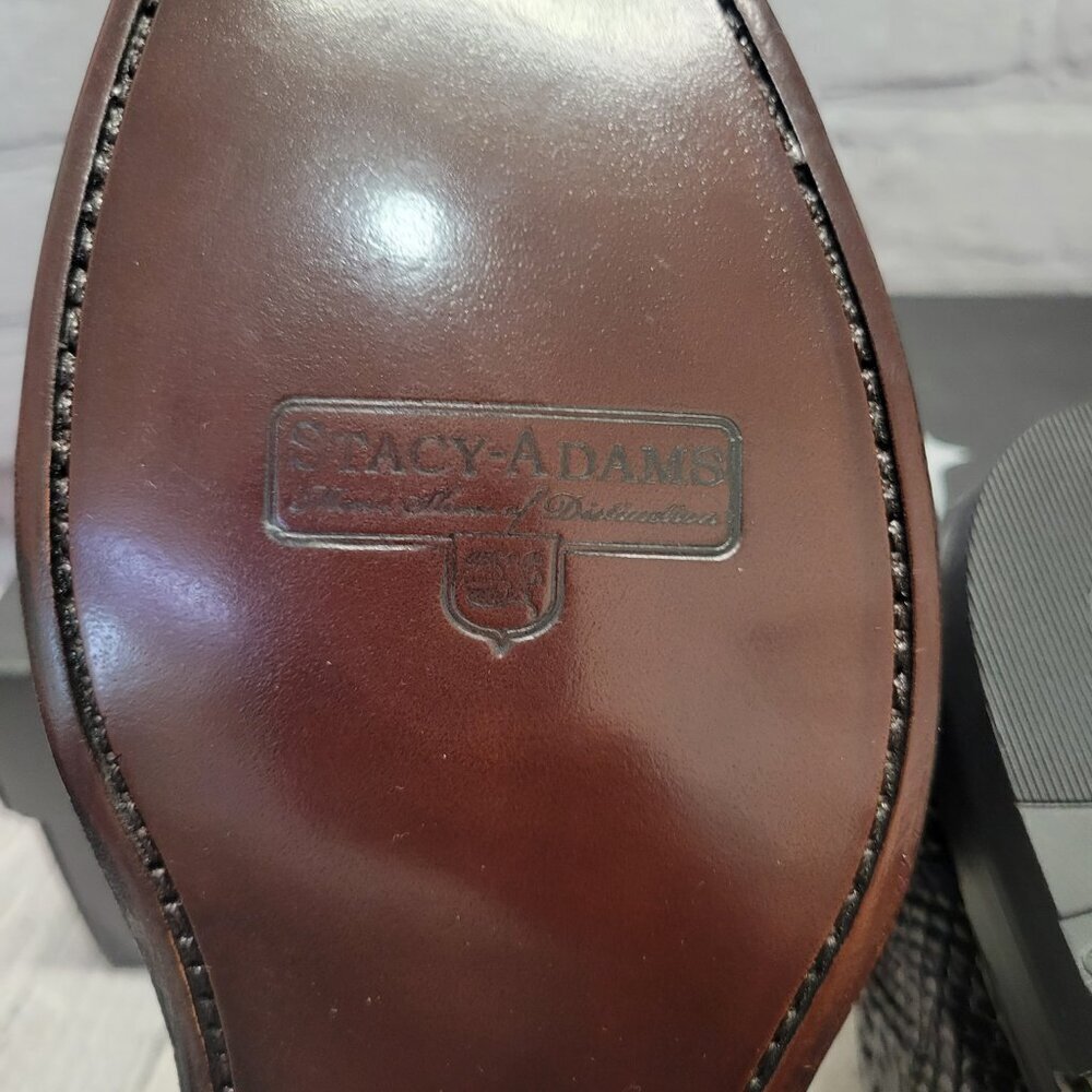 Stacy Adams Madison Anaconda Plain Toe Oxford - Picture 10 of 11